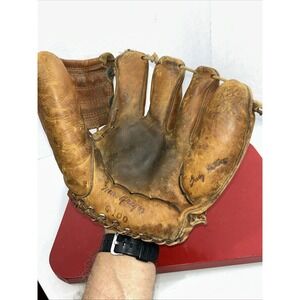 Vintage‎ 1950s MacGregor Leather Baseball Glove Mitt Grady Hatton Model G100